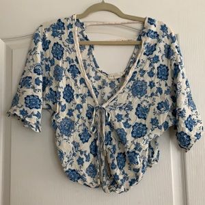 Wrap top with open back